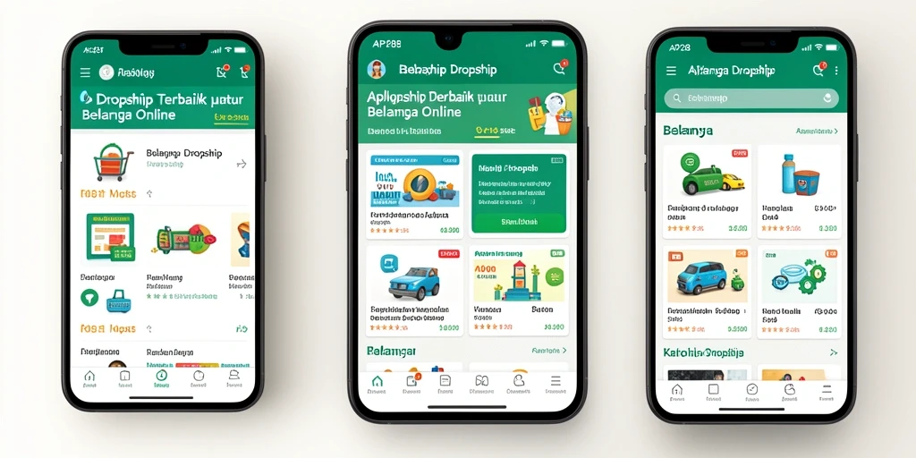 Tampilan antarmuka API288 yang memudahkan pengguna dalam berbelanja.
