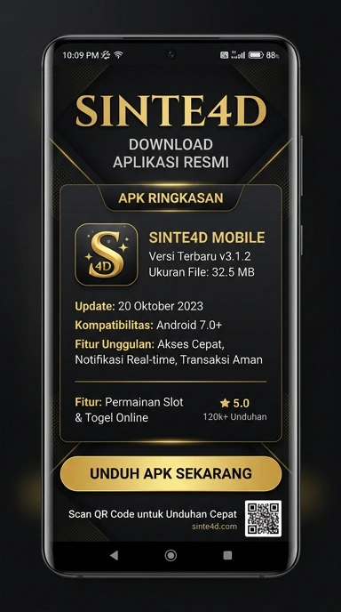 Tampilan halaman APK sinte4d